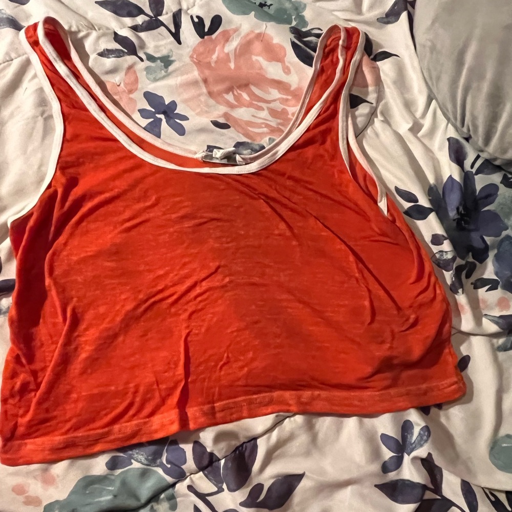 Forever 21 orange tank top!!